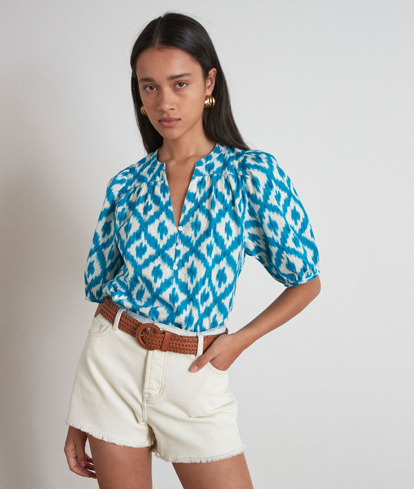 CONNIE BLUE ORIGINAL PRINT SHIRT