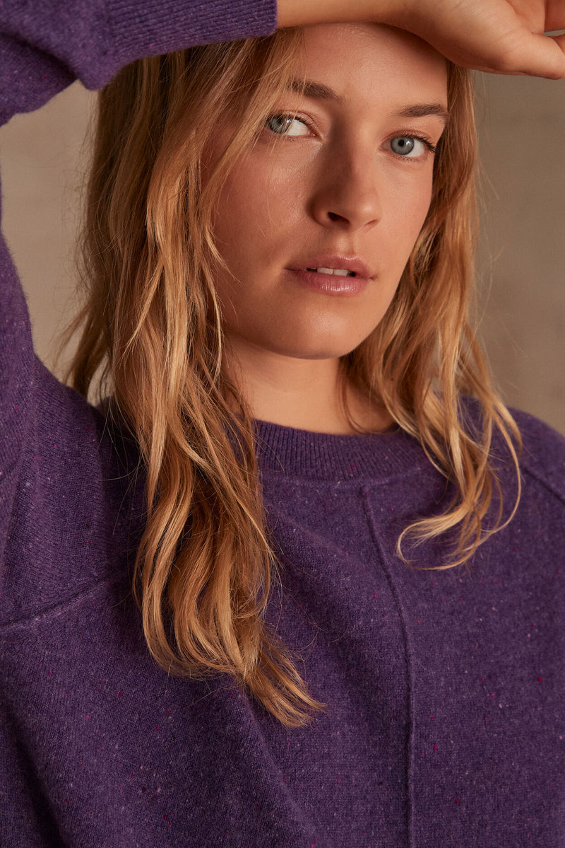 ARY BIS CASHMERE PURPLE JUMPER