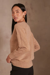 ARY BIS CASHMERE CAMEL JUMPER