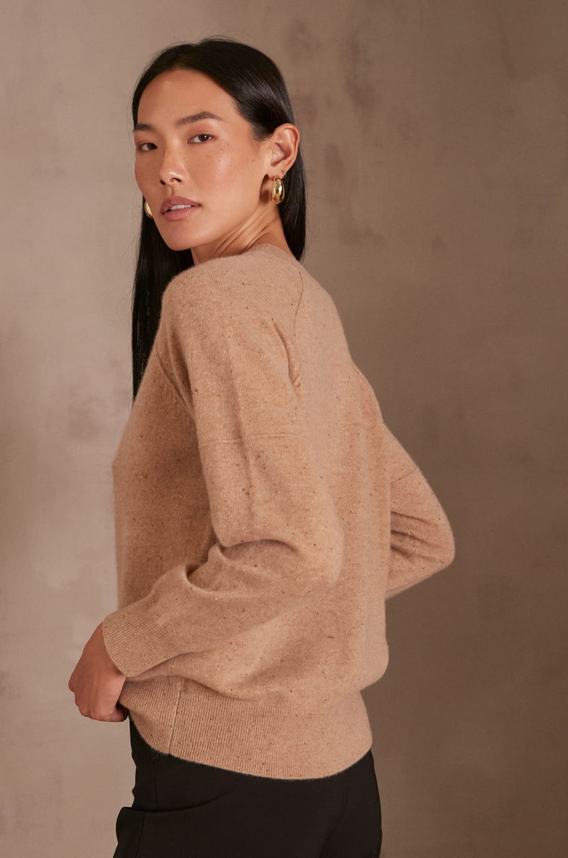 ARY BIS CASHMERE CAMEL JUMPER