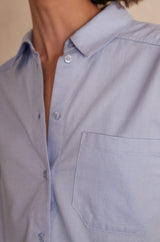 THOMAS CHAMBRAY BLUE SHIRT