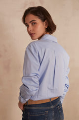 THOMAS CHAMBRAY BLUE SHIRT