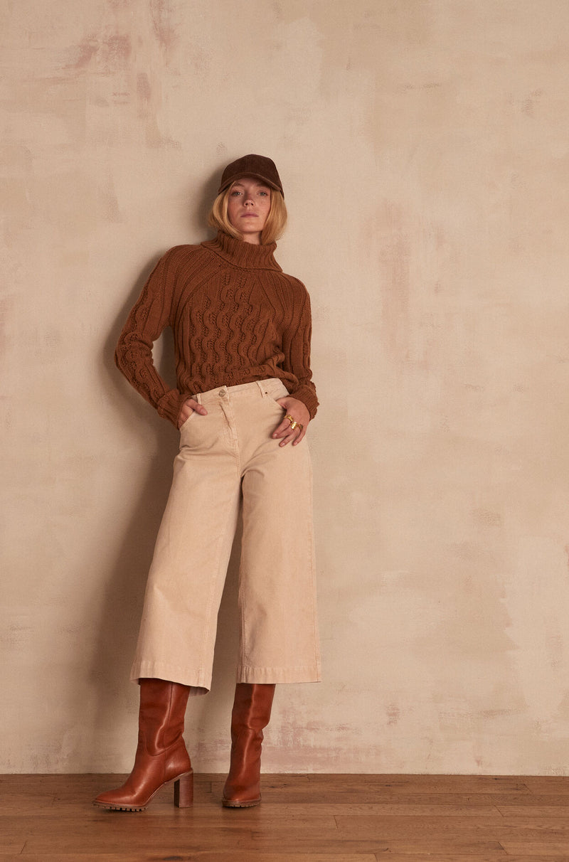 AGNEL TERRACOTTA JUMPER