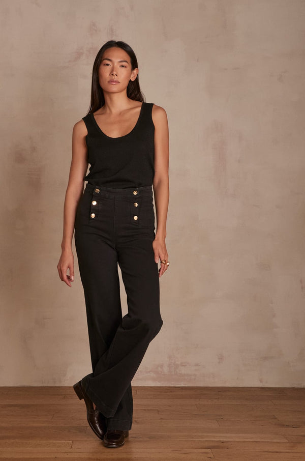 OXAN BLACK TROUSERS