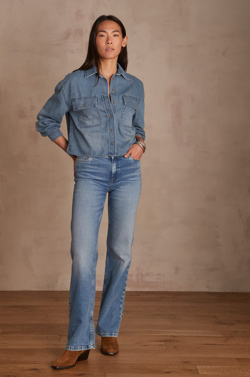 PAMELA LIGHT BLUE BOOTCUT JEANS