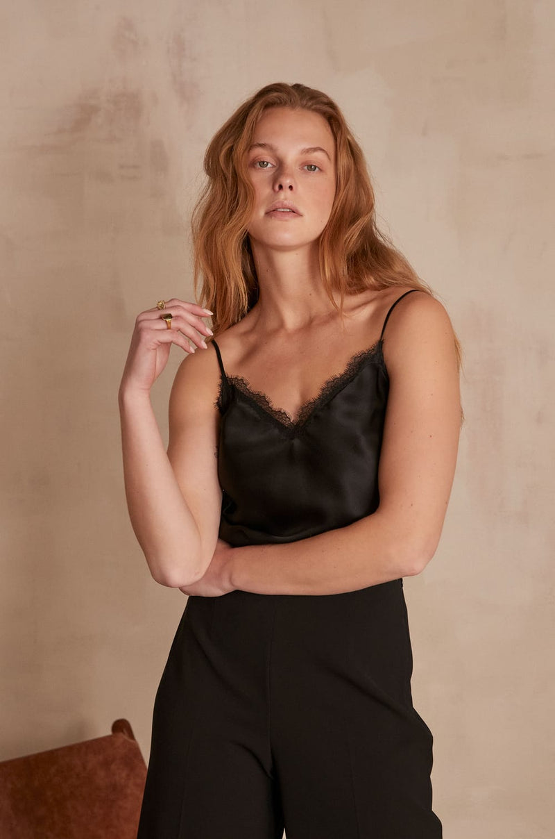 MINDY BLACK CAMISOLE