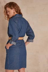 ADELE DENIM DRESS