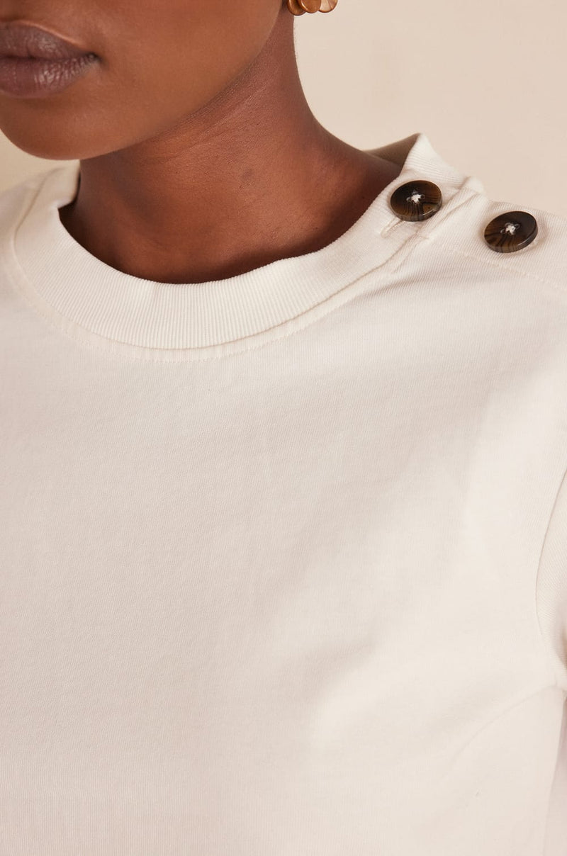 DAMIEN CREAM T-SHIRT