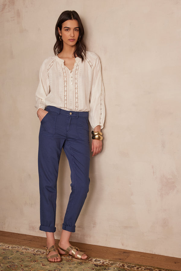 NALLA INK CHINO TROUSERS