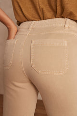 NALLA BEIGE CHINO TROUSERS