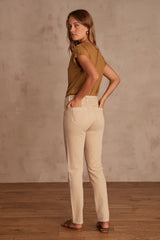 NALLA BEIGE CHINO TROUSERS