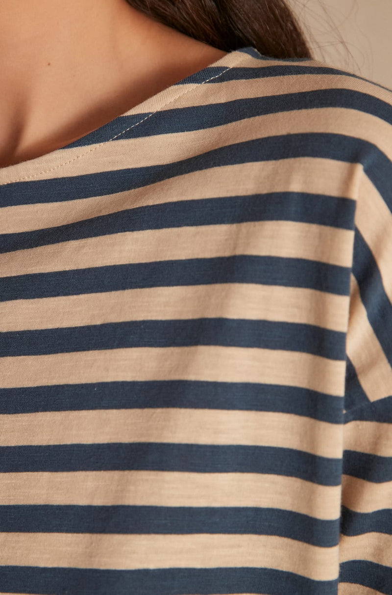 DAISY STRIPED T-SHIRT