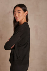 LILOU BLACK CARDIGAN