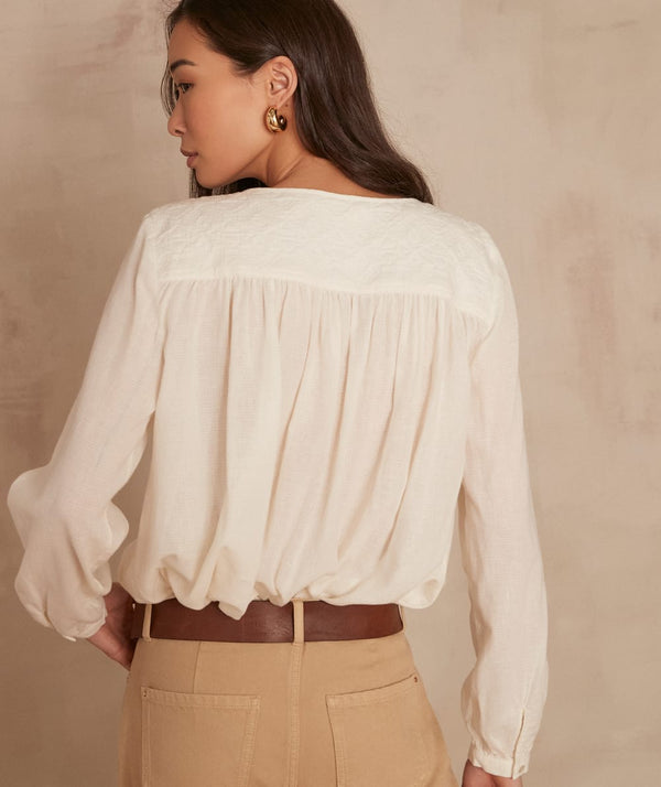 CLAIRE CREAM BLOUSE