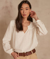 CLAIRE CREAM BLOUSE