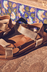 JULIE CAMEL SANDALS