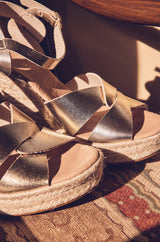 JEAN GOLD ESPADRILLES