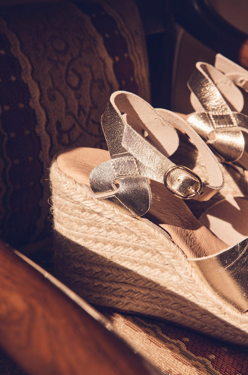 JEAN GOLD ESPADRILLES