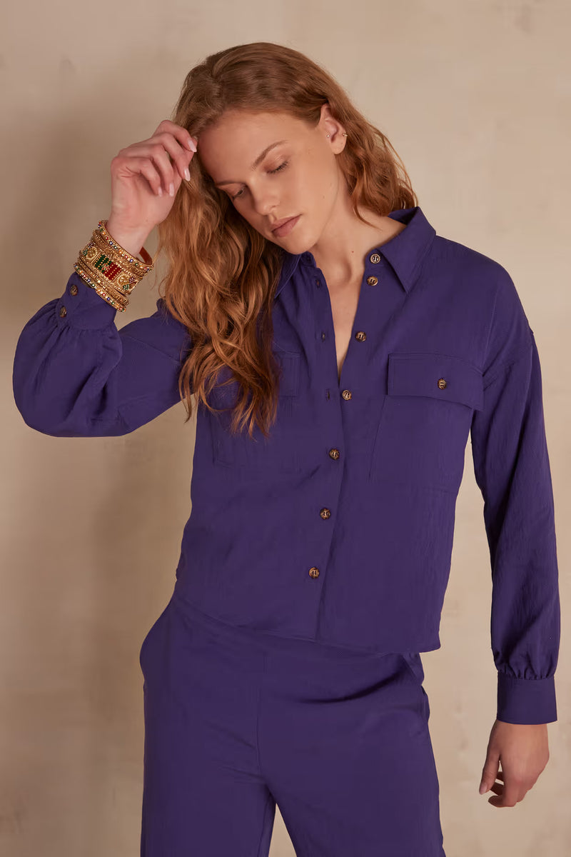 CARLA PURPLE SHIRT