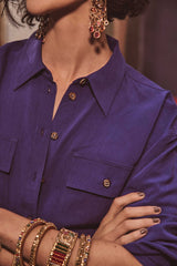 CARLA PURPLE SHIRT