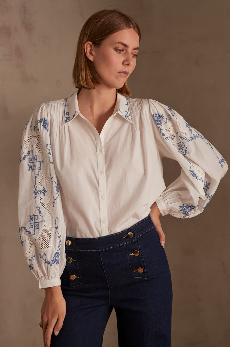 CLEMENTINE EMBROIDERED SHIRT