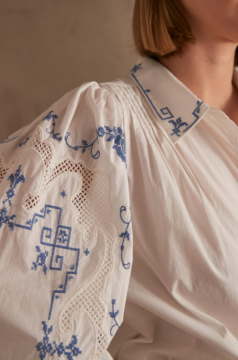 CLEMENTINE EMBROIDERED SHIRT
