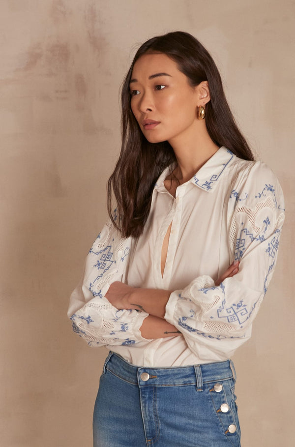 CLEMENTINE EMBROIDERED SHIRT