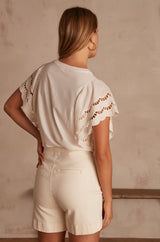 DAX CREAM T-SHIRT