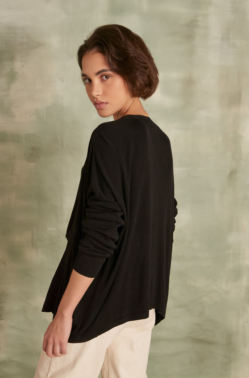 LOLA BIS BLACK CARDIGAN