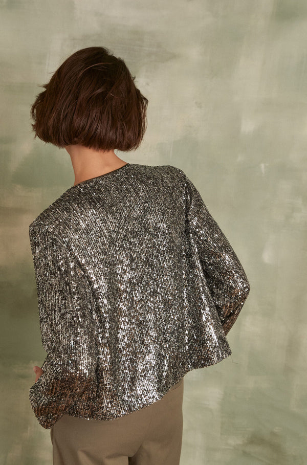 BRIGHT SEQUINNED JACKET