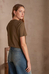 DANA KHAKI T-SHIRT