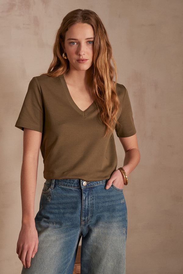 DANA KHAKI T-SHIRT