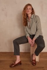 CALINE ALMOND GREEN SHIRT