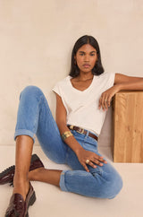 DELYA CREAM T-SHIRT