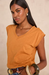 DELYA OCHER T-SHIRT