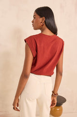 DELYA RUST T-SHIRT
