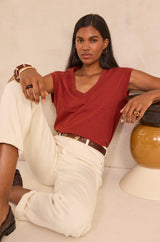 DELYA RUST T-SHIRT