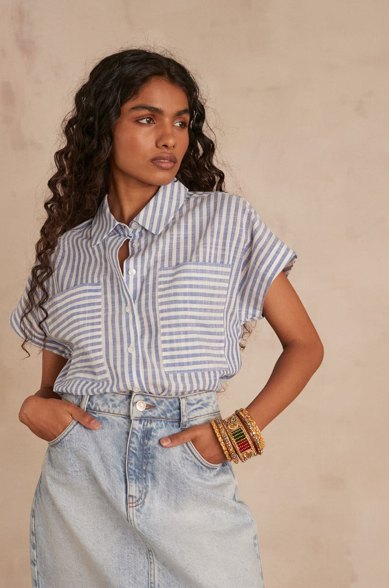 CASSIA STRIPED SHIRT