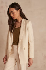 NELIA CREAM TAILORED JACKET