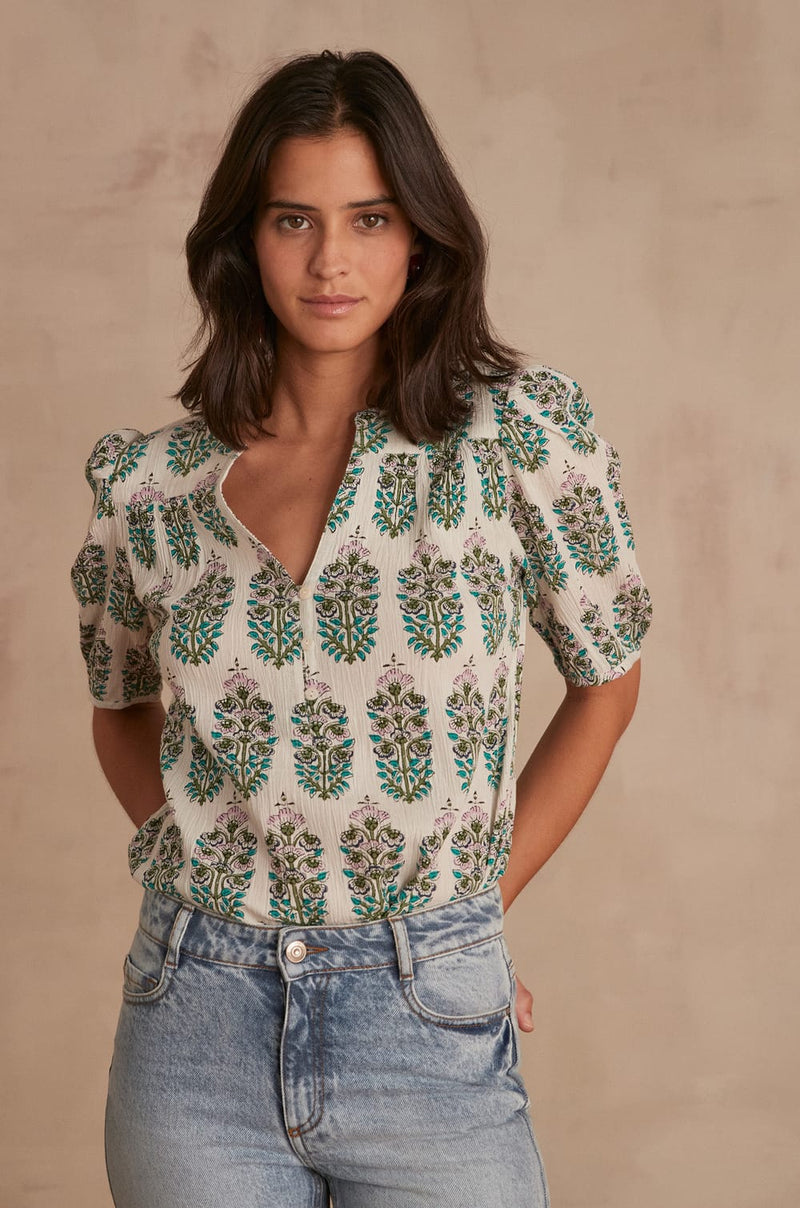 CASTILLE PRINTED BLOUSE