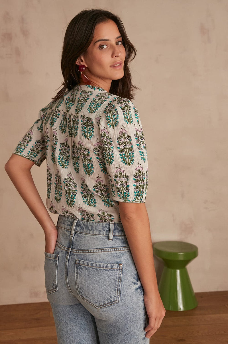 CASTILLE PRINTED BLOUSE