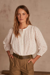 CONSTANCE BRODERIE ANGLAISE BLOUSE