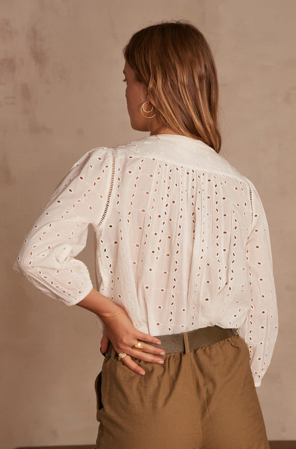 CONSTANCE BRODERIE ANGLAISE BLOUSE