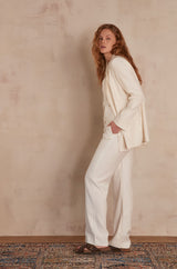 LAYLA WIDE-LEG LINEN TROUSERS