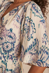 LUDINE FLORAL PRINT MAXI DRESS