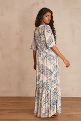 LUDINE FLORAL PRINT MAXI DRESS