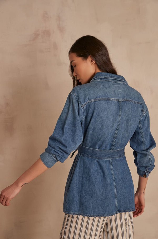 NATHALYA DENIM OVERSHIRT