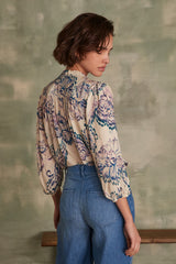 CATY FLORAL PRINT BLOUSE