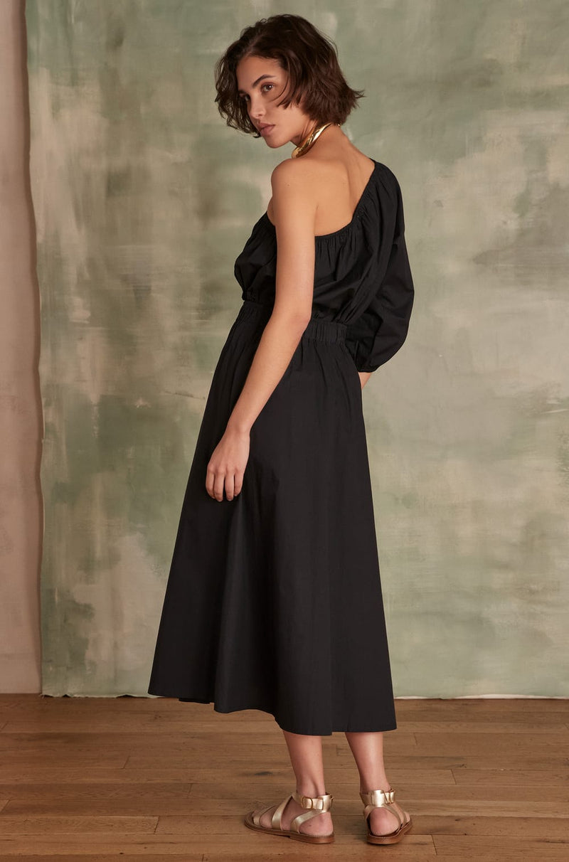 BRUNE BLACK MAXI SKIRT