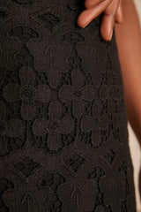 BAMBOU BLACK LACE SKIRT